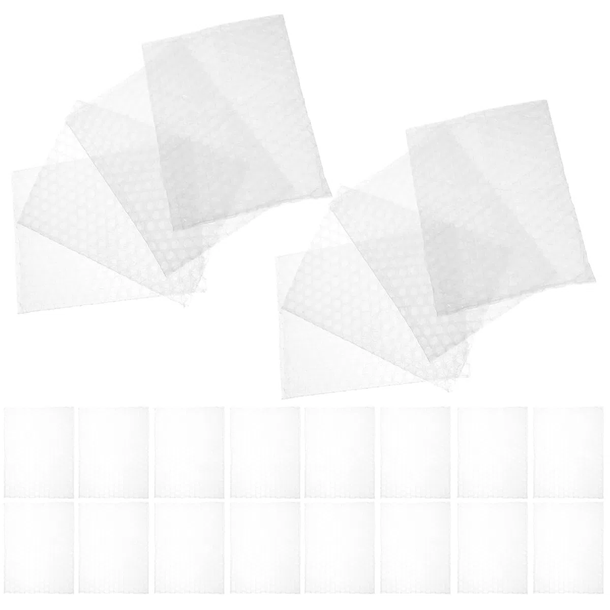 PRETYZOOM Lot De 100 Sachets À Bulles Transparente 6X4 Pouces Pochette À Bulles Antichoc Pour Emballage ExpéDition DéMéNagement Et Stockage De Petits Articles