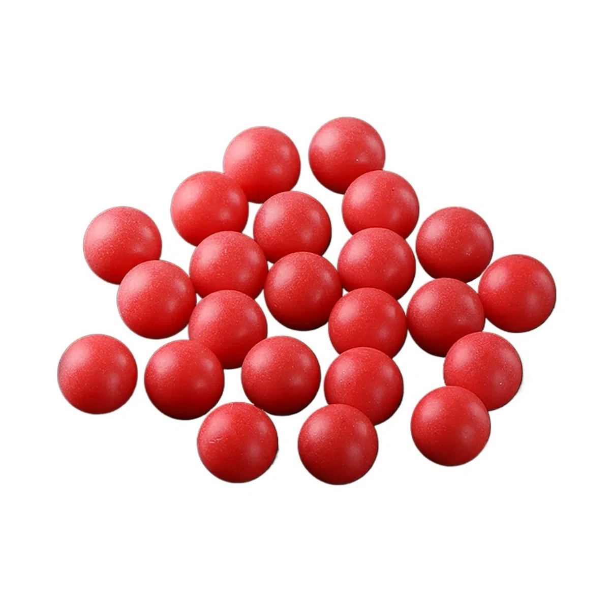 Bille en plastique solide rouge PP de diamètre 3,175/4/4,5/5/5,556-12,7 mm, bille flottante polypropylène(12.7mm(100pcs))