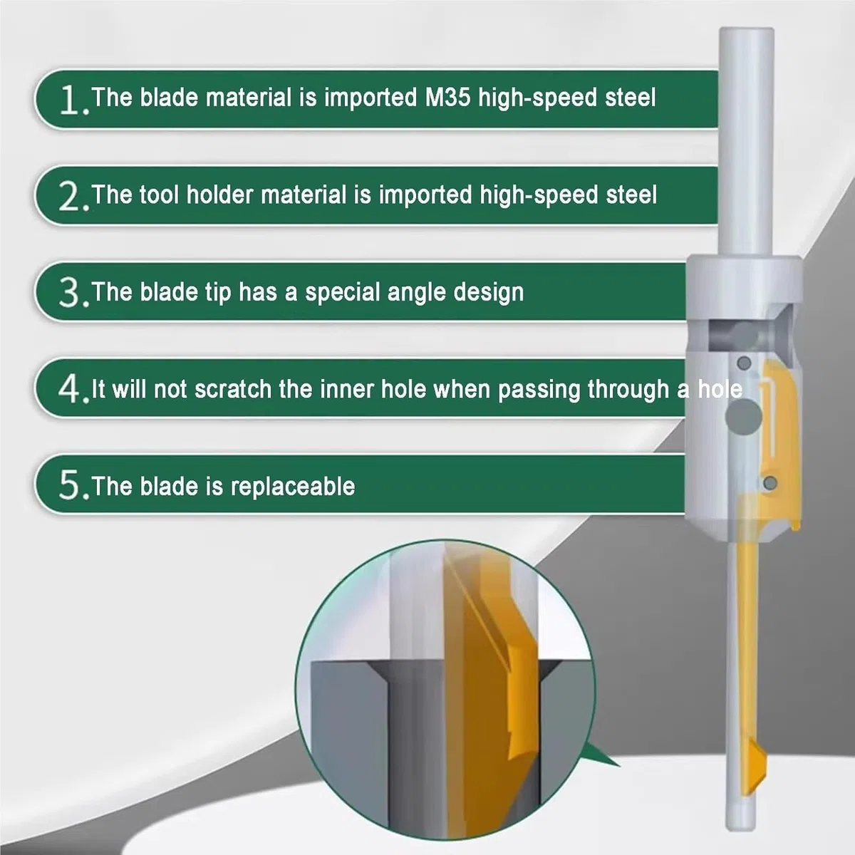 Outil d'ébavurage pour enlever les bavures de précision, adapté pour le métal, l'aluminium, le cuivre, le plastique, le bois et l'impression 3D