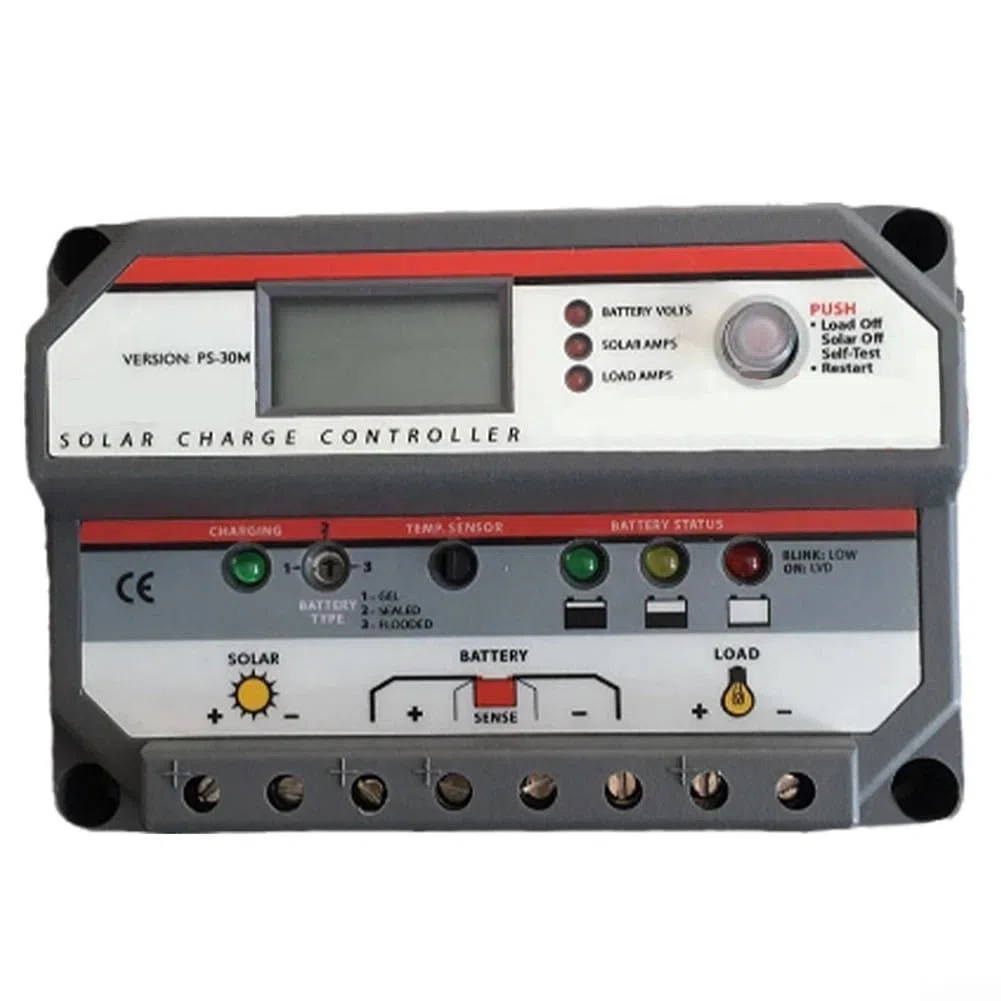 Régulateur Photovoltaïque 30A 12V 24V Automatique Régulateur