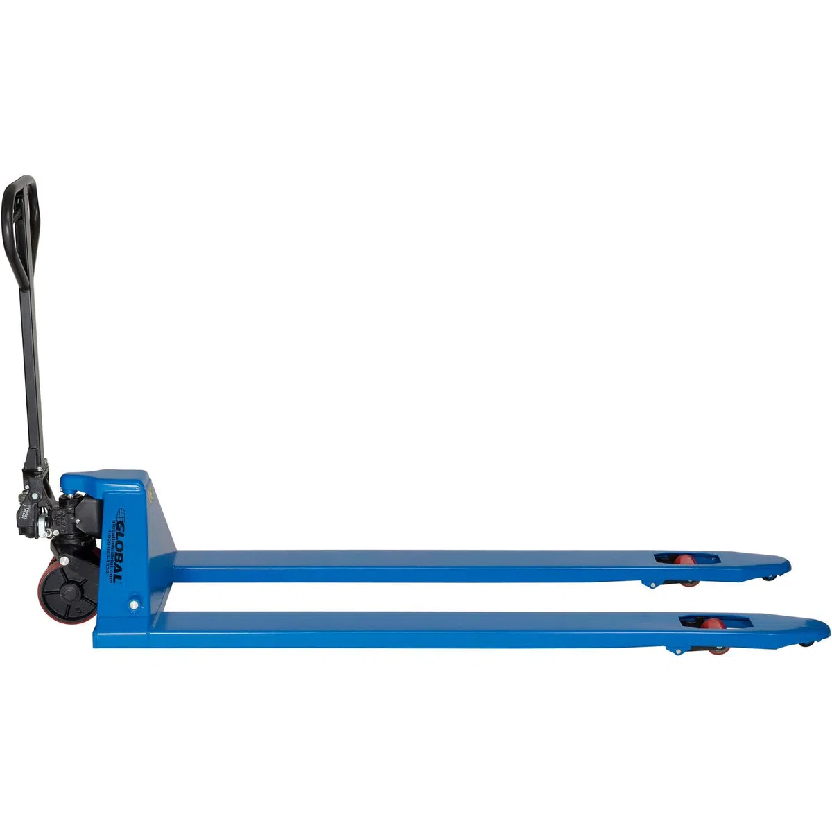 Global Industrial Transpalette manuel à fourche extra longue avec fourches de 68,6 cm de large x 177,8 cm de long, capacité de 2000 lb, transpalette manuel pour entrepôt, fabrication et vente au